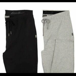 Eddie Bauer Black and Gray Lounge Pants